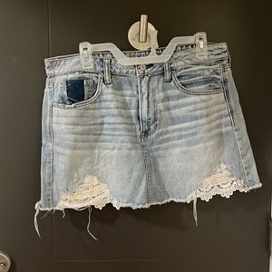 AE Denim Mini Skirt